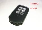 Black 4 Button Honda Remote Key Fob72147-TEX-Z01 433 MHZ ID 47 Chip