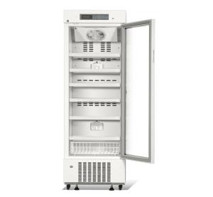China Auto Frost 315L Capacity Single Glass Door Biomedical Pharmaceutical Grade Refrigerator factory