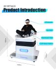 Earn Money Theme Park 9d Vr Cinema Sliding Roller Coaster Motion Simulator