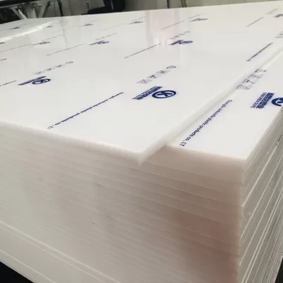 China White Plastic Board 4x8 PP Sheets Corrosion Resistance For Partitions factory