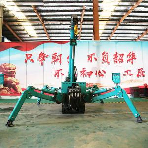 China Construction Equipment 1.2 Ton Crawler Cranes ZHONGMEI Small Telescopic Electric Spider Crane factory