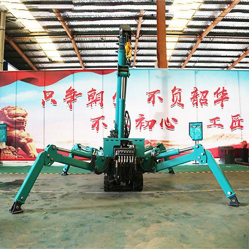 Construction Equipment 1.2 Ton Crawler Cranes ZHONGMEI Small Telescopic Electric