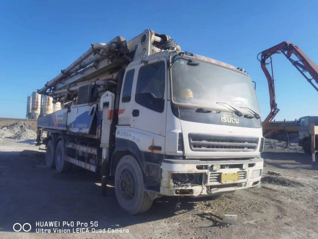 2011 47m Zm Concrete Pump on I. Suzu Truck Concrete Boom Pump Used Heavy Equipment