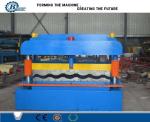 5.5KW Metal Steel Roof Tile Roll Forming Machine / Roof Tiles Making Machine For