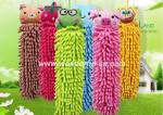Chenille fast drying hanging microfiber hand towels wholesale