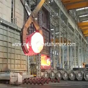 China Gas Fired Car Bottom Furnace Heat Treatment 6000×2500×1500mm 4 Zones 1000℃ factory