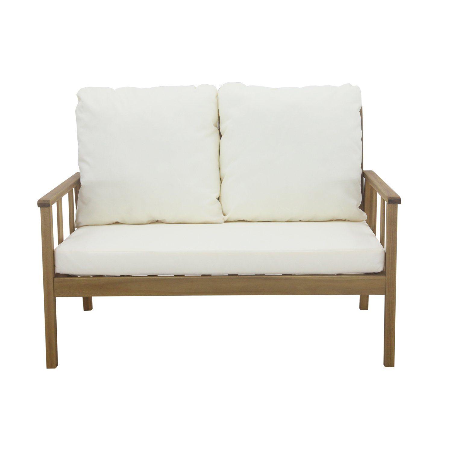 Patio Solid Wood Garden Set Teak Wood Outdoor Furniture Sofa Set Garden Lounge Chair