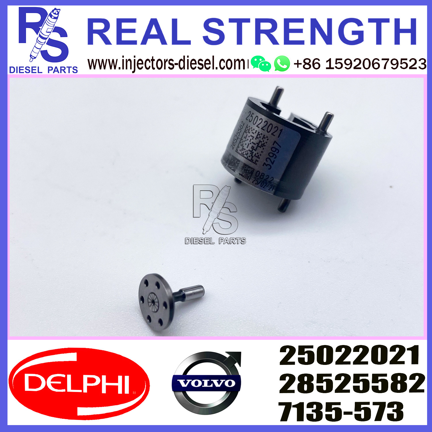 Diesel Fuel injector nozzle L374PBD and injection valve 28525582 kit 7135573 7135-573 for injector 33800-4A710