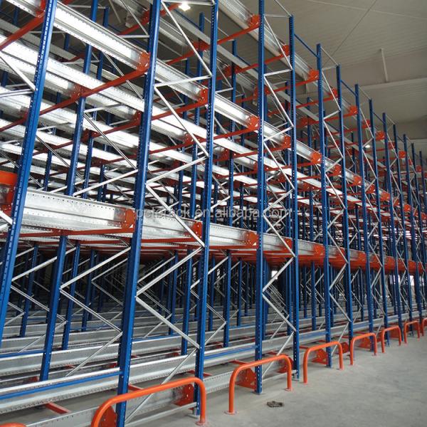 China High Density Warehouse Racking System , Steel Industrial Pallet Racking System factory