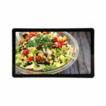 43inch round Corner sliver edge Airport Wall Mounted Kiosk Advertising LCD