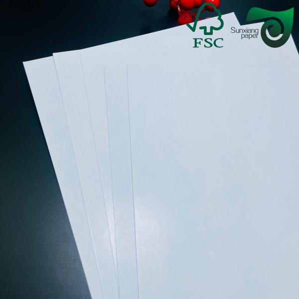 315gsm FSC Single Coated White Ivory Board For Writing Applications