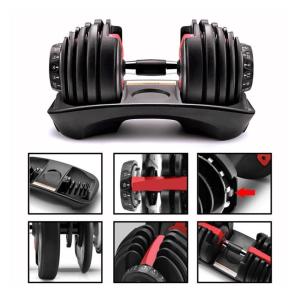 China Adjustable Weights Dumbbells Set Gym Training Workout Dumbbell Barbell Sets factory