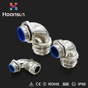 China Durable 90° Degree Hose Fitting Right Angle Tube Connector Male Threaded Brass Union Connector​ on sale