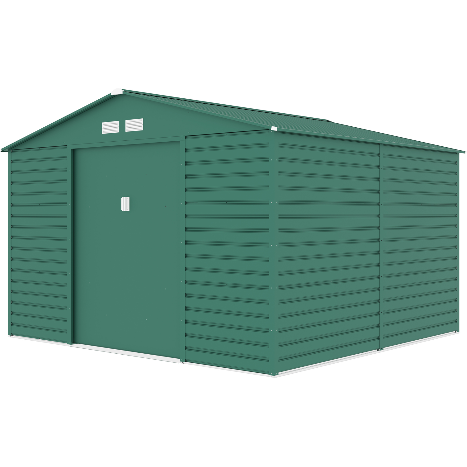 120kg Capacity Color Steel Plate Galvanized Steel Garden Building Shed with Air Vents