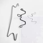 Galvanized Double Tomato Hook With Twine 27cm For Glass Greenhouse