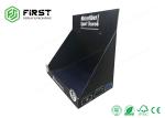 Black Printed Retail Foldable Cardboard Counter Display Boxes , Printed Display