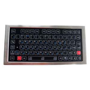 China IP68 Desktop Industrial Membrane Keyboard Waterproof With Function Keys factory