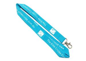 China Polyester Flat Polyester Lanyards , Metal Hook Safety Neck Lanyards 900*20mm factory