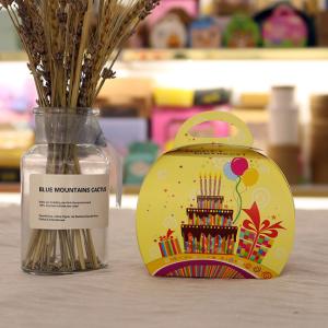 China Birthday Cake Colored Cardboard Cake Box Cupcake Boxes - CUSTOM SIZES factory