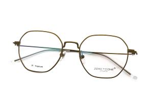 China Lightweight Multicolor Beta Titanium Round Eyeglasses Frame ZTO 9206 factory