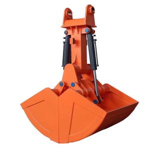 China Q355 Excavator Clamshell Bucket Mini Big Up Close Rotating Or None - Rotating factory