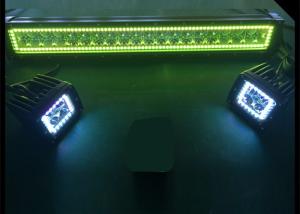 China 22 Inch Waterproof Led Halo Light Bar , Muti Color Color Changing Led Light Bar factory