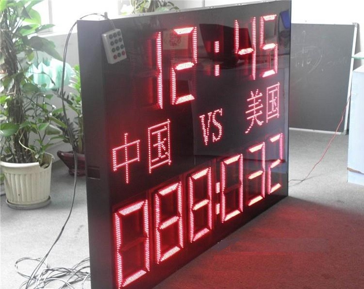 Hotsale! electronic basketball scoreboard led billboard manufacture