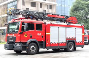 China Man 18m Aerial Ladder Rescue Fire Fighting Truck Specialized Vehicle China Factory factory