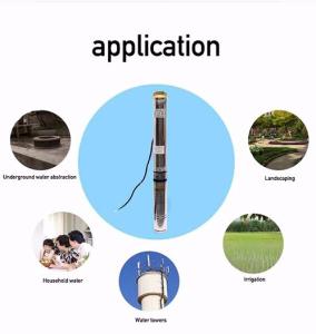 China Lightweight DC Submersible Water Pump Corrosion Proof Housing High Efficiency factory
