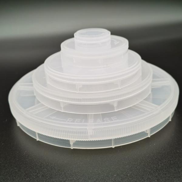 Single Chip Packaging Wafer Shipping Box Natural PP Low Gas Release For