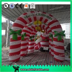 China Christmas Inflatable Arch, Christmas Advertising Archway, Christmas Event Arch Door factory