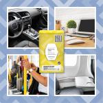 OEM Lemon Fresh Air Scent Disinfectant Wet Wipes Deodorizes Sterilization Wet