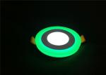 Commerical 6 Round Led Lights , Green Edge Lit Led Panel Ceiling Lights