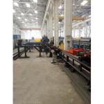 Steel Construction CNC C Channel Steel Beam Punching Marking Shearing Production