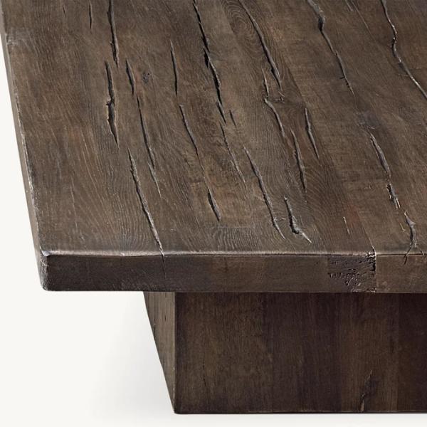 Modern square coffee table Coffee Table Furniture with Customizable Size for Living Room