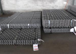 China Petrochemical 65Mn Flat Topped Crimped Quarry Screen Mesh factory