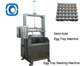 Packing Automatic Egg Box Forming Machine 70KW Chicken Farming Use for Tray