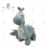 PP Cotton Cartoon Plush Toy Eco Friendly Grey Dinosaur Toy 36 X 47cm