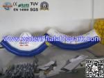 Blue Funny inflatable Seesaw , Kids Inflatable Water Park 2m - 3m length