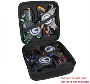 China 12.5x7 Inch Zipper EVA Hard Case For carrying Infrared Laser Tag factory