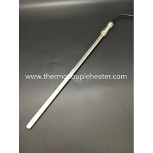 China Flat Cartridge Heaters with flange Flat tubular Heating Element on sale