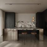 Prima Pull Down Kitchen Cabinet Kitchen Cabinets Modern Aluminum Mirror Polished
