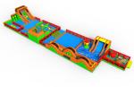 Giant Inflatable Play Park For Outdoor / Indoor Entertainment 30*3*2.5m