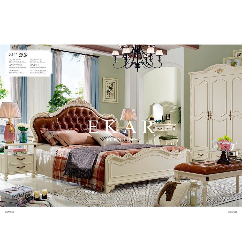 Bedroom Furniture Brown Leather Bed Design Room Furniture