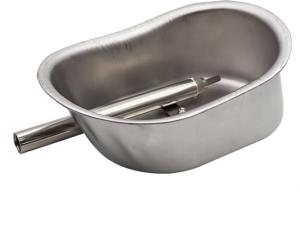 China Oval Shape Stainless Steel Hog Waterer Hog Waterer Tank Pig Water Drinkers factory