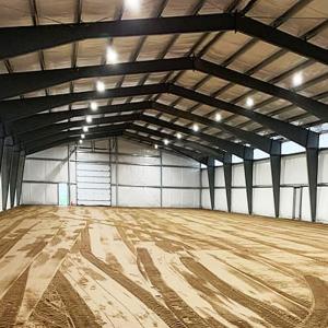 China Customized Steel Buildings Covered Arena Kits Indoor Riding Arena factory