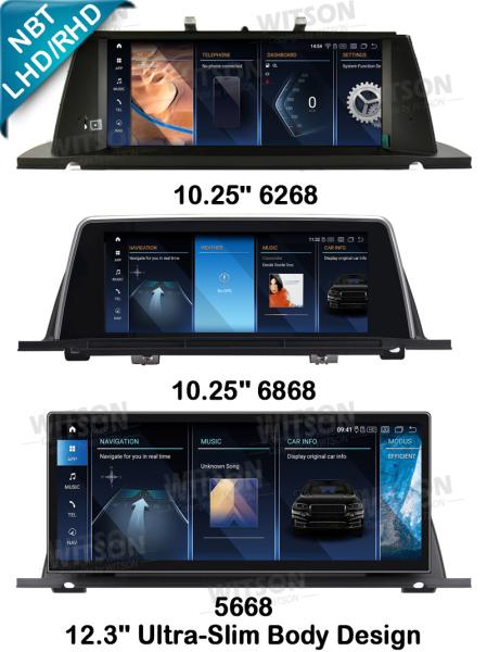 10.25''/12.3'' Screen For BMW 5 Series F07 GT 2013-2017 NBT Android Multimedia