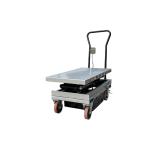 Mobile 250kg Manual Scissor Lift Tables 32.68inx19.69in Max Height 35.83in