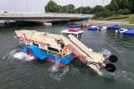 15.5mx6.52x3 M Water Grass Lake Weed Harvester With Hydraulic Motor And Diesel