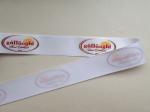 Garment Webbing Polyester Fabric Tape With Silk Screen Printed Logo